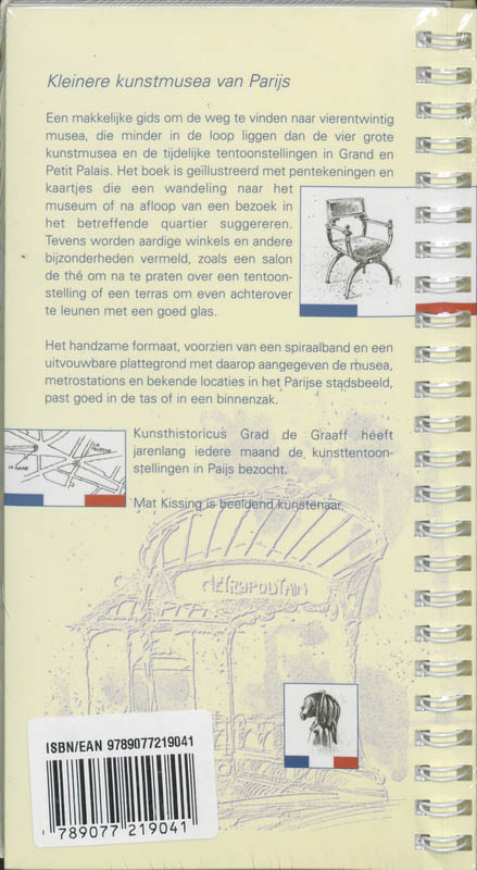 Achterkant van Kleinere kunstmusea van Parijs