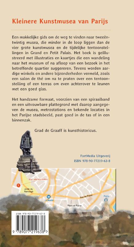 Achterkant van Kleinere kunstmusea van Parijs