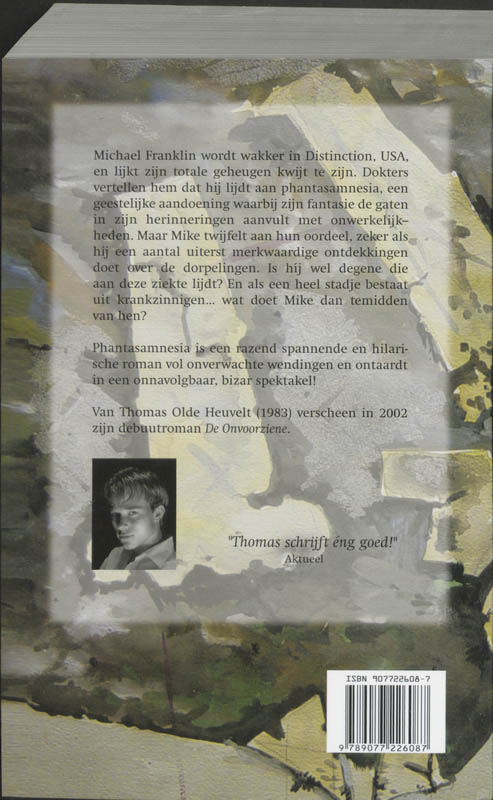 Achterkant van PhantasAmnesia