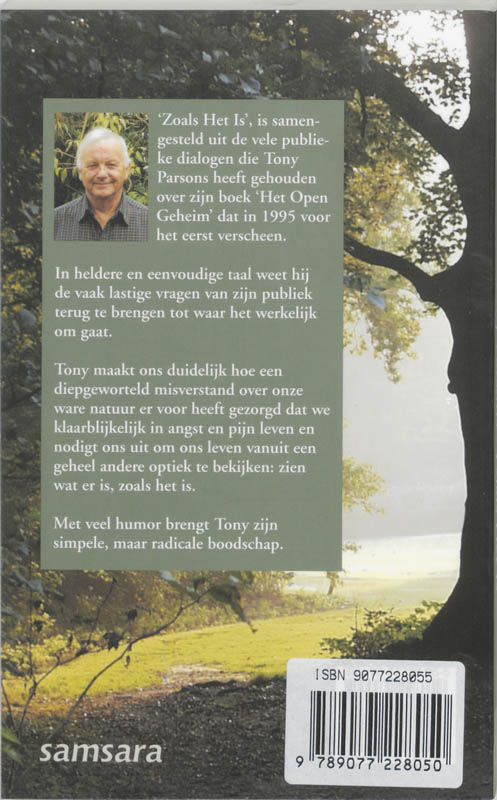 Achterkant van Zoals Het Is