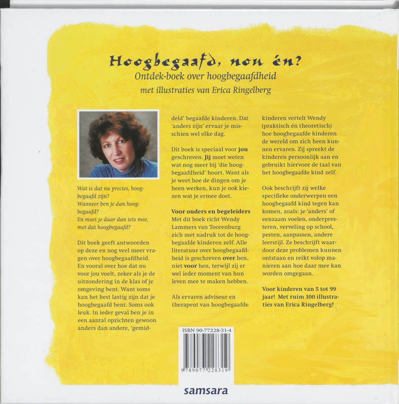 Achterkant van Hoogbegaafd, nou en?