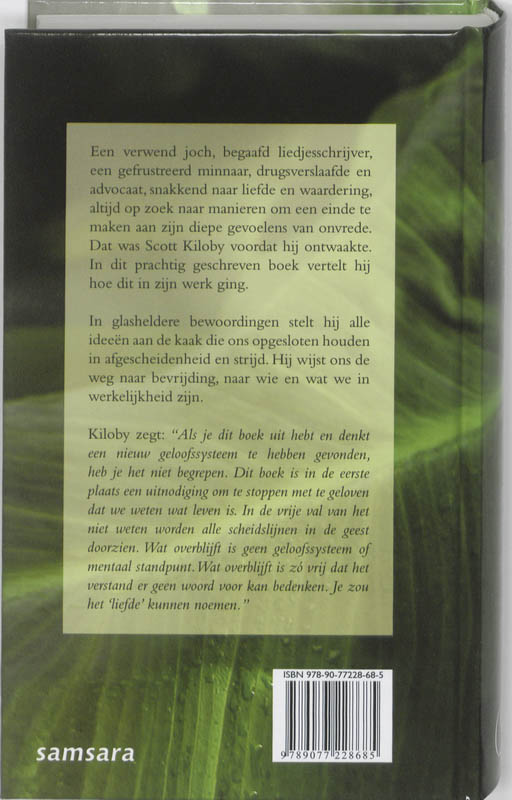 Achterkant van Liefdes stille transformatie
