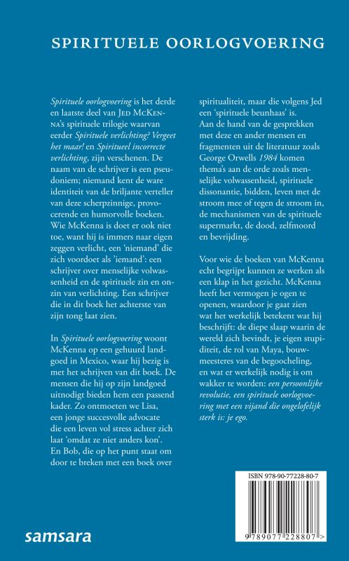 Achterkant van Spirituele oorlogvoering