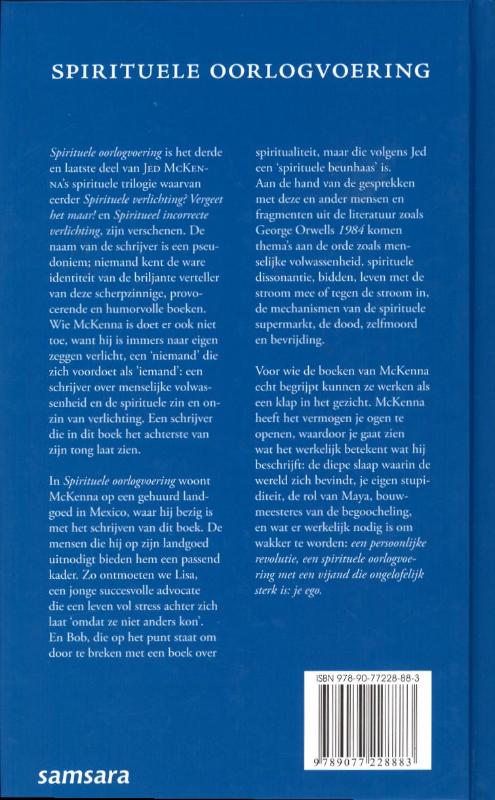 Achterkant van Spirituele oorlogvoering