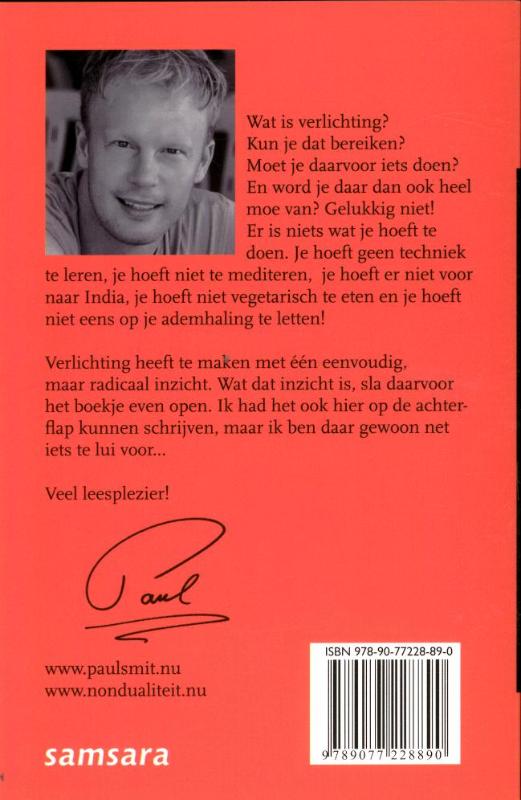 Achterkant van Verlichting voor luie mensen
