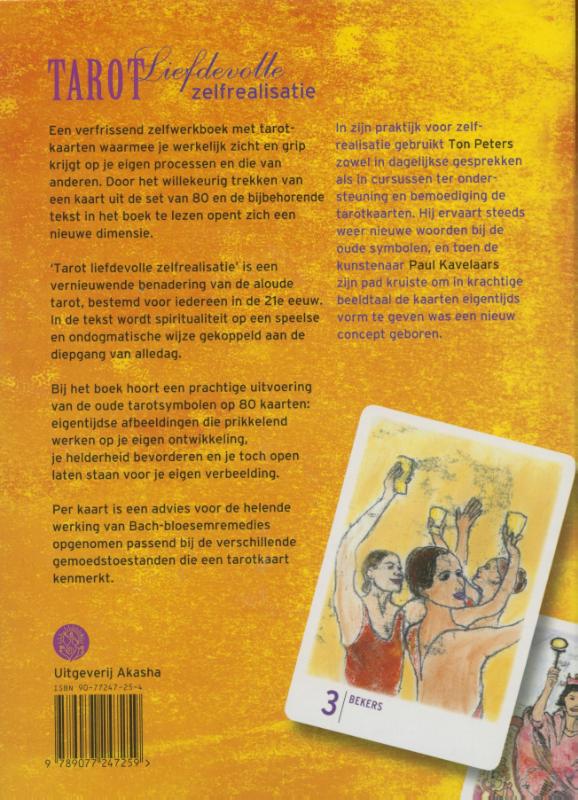 Achterkant van Tarot liefdevolle zelfrealisatie