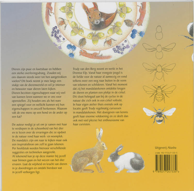 Achterkant van Dieren in de mandala