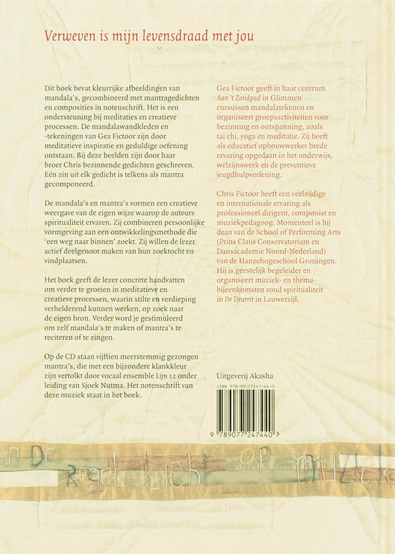 Achterkant van Mandala's en mantra's