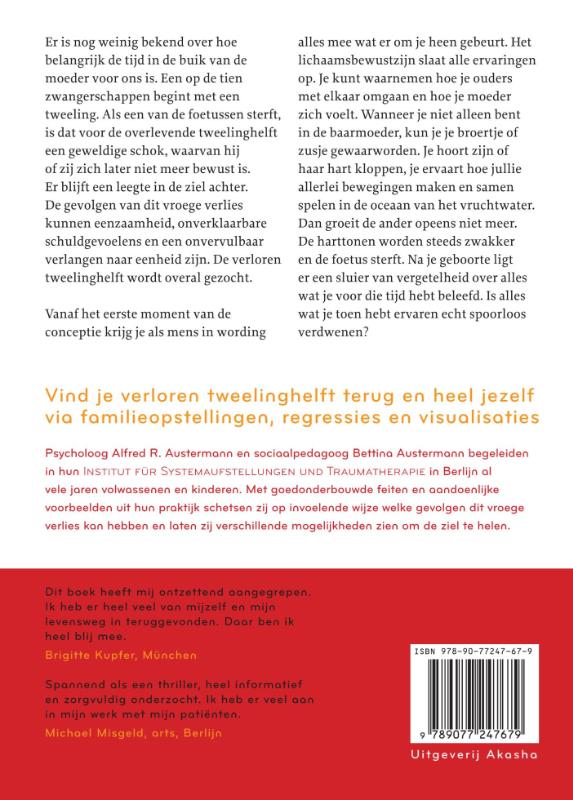 Achterkant van Het drama in de moederschoot