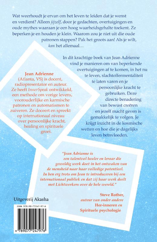 Achterkant van Herkader je leven en creëer bewust