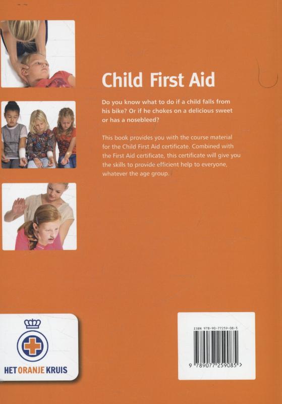 Achterkant van Child first aid
