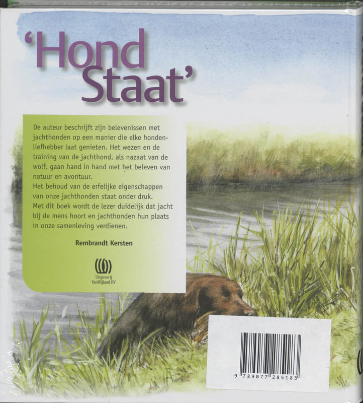 Achterkant van HondStaat