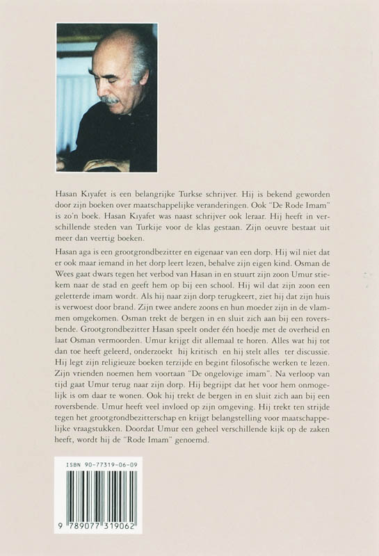 Achterkant van De rode Imam