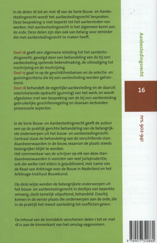 Achterkant van Algemene inleiding bekendmaking; uitnodiging tot inschrijving, inschrijving bekendmaking uitnodiging tot inschrijving