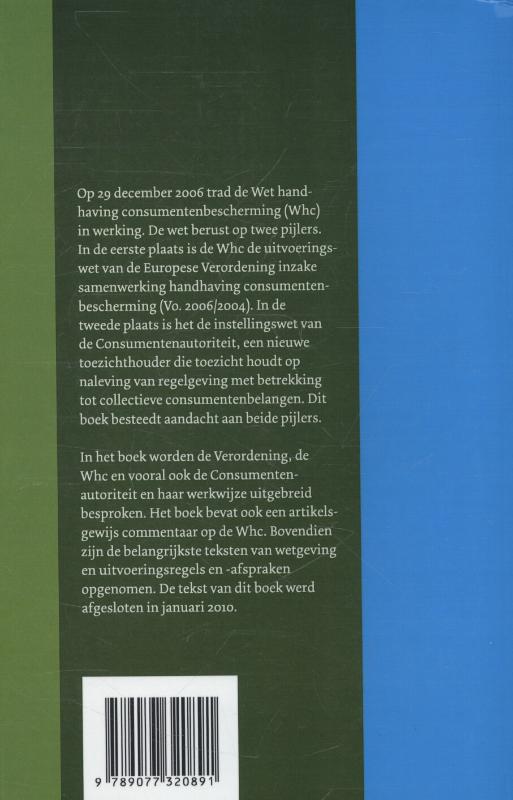 Achterkant van Handhaving consumentenbescherming