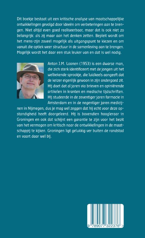 Achterkant van IDeeën voor een nieuwe maatschappij