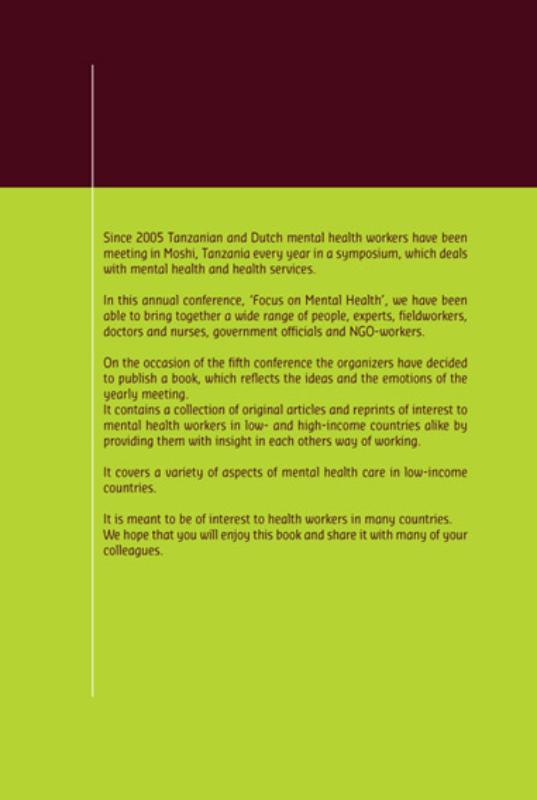Achterkant van Aspects of mental health