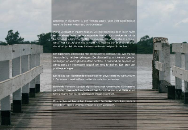 Achterkant van Dokteren in Suriname