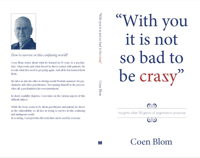 Achterkant van With you it is not so bad to be crazy