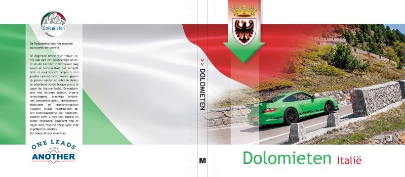 Achterkant van Dolomieten Italie