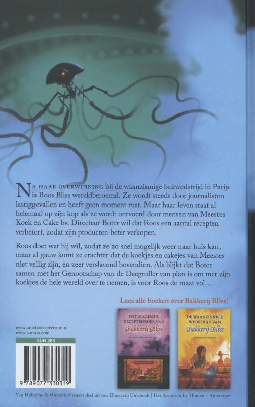 Achterkant van De onmogelijke opdracht van Bakkerij Bliss