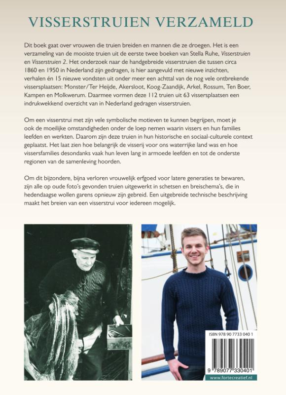 Achterkant van Visserstruien verzameld