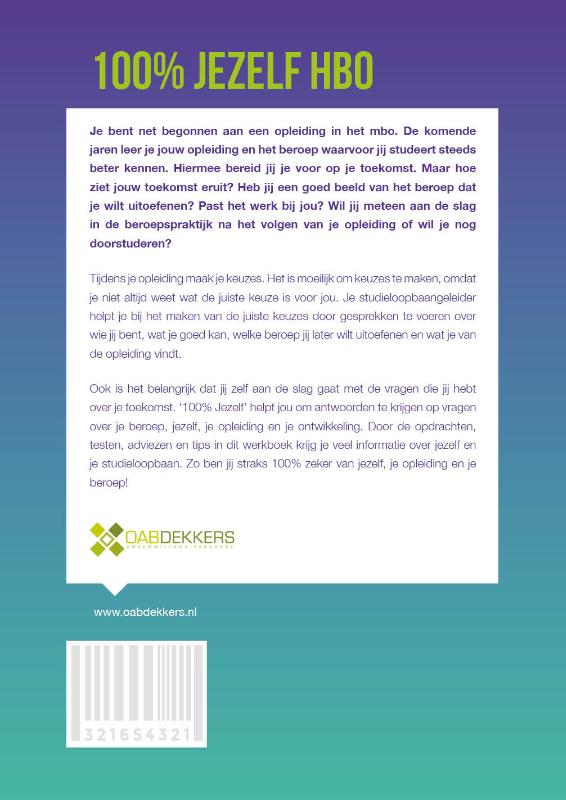 Achterkant van 100% Jezelf