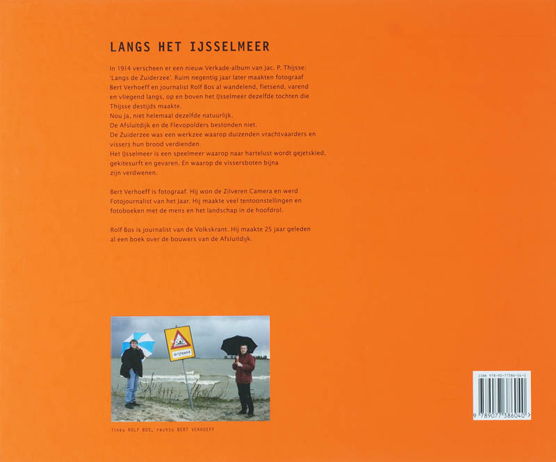 Achterkant van Langs het IJsselmeer