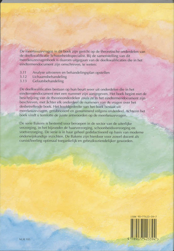 Achterkant van Examenbundel schoonheidsspecialist