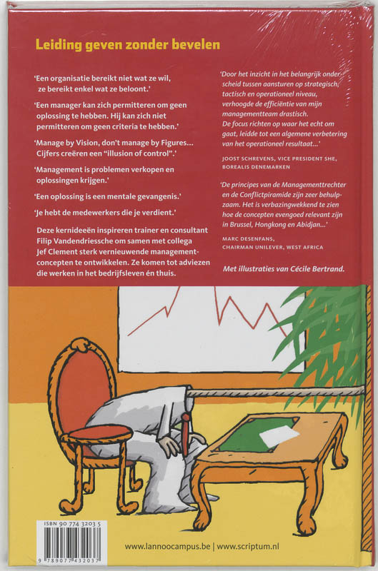 Achterkant van Leiding geven zonder bevelen