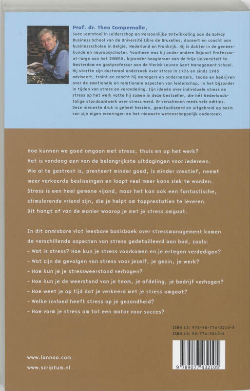 Achterkant van Stress, vriend en vijand