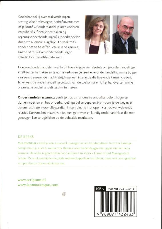 Achterkant van Onderhandelen