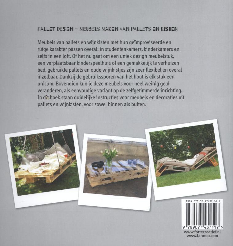 Achterkant van Pallet design