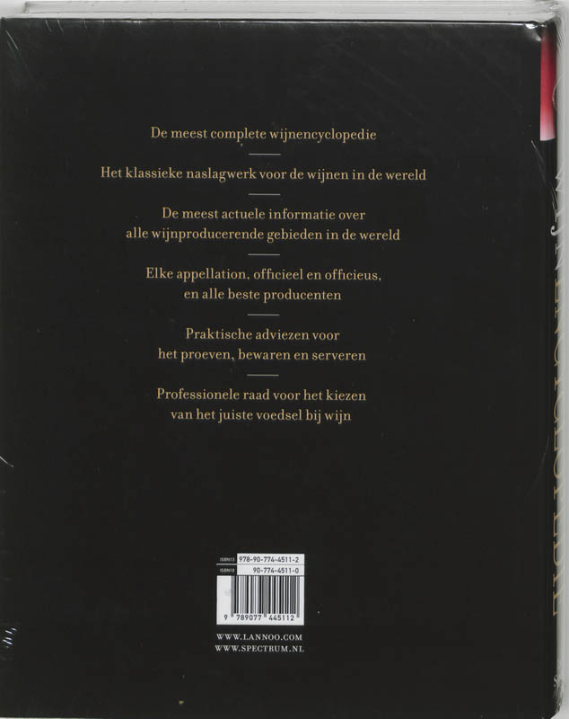 Achterkant van De meest complete wijnencyclopedie