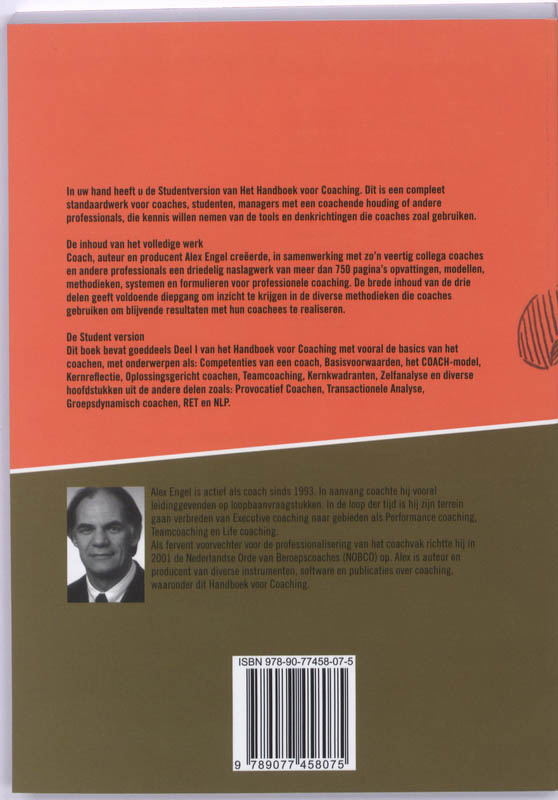Achterkant van Student version