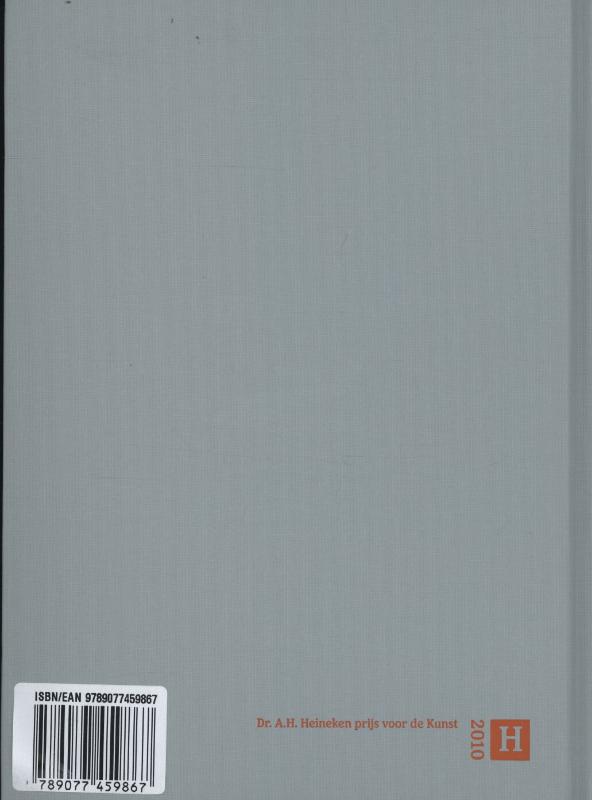 Achterkant van Mark Manders reference book