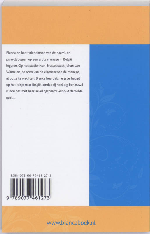 Achterkant van Bianca naar de manege