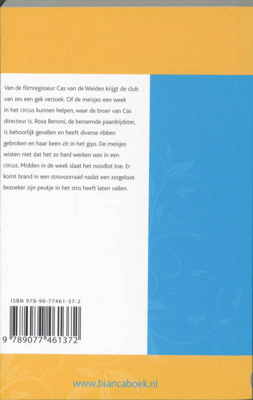 Achterkant van Bianca in de Wildwestshow