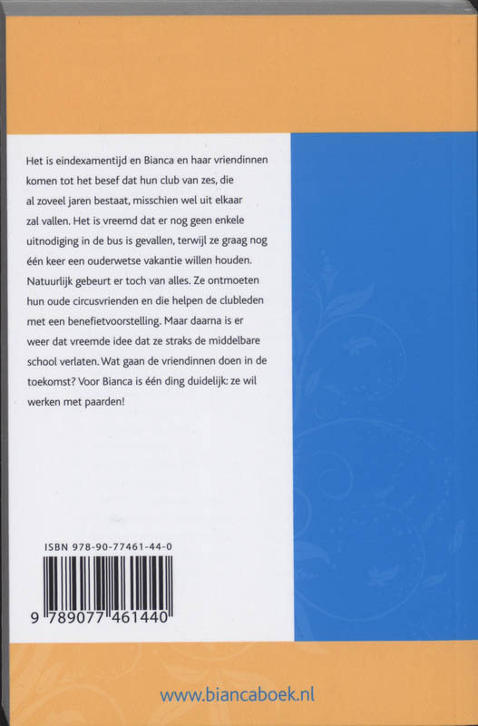 Achterkant van Bianca en haar vrienden