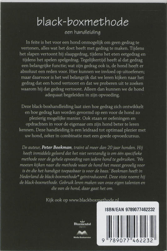 Achterkant van Black boxmethode