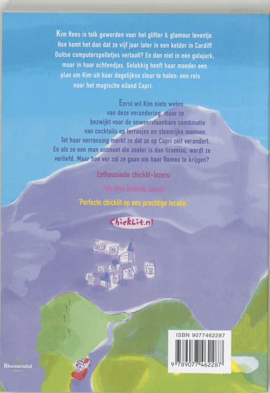 Achterkant van Verliefd op Capri