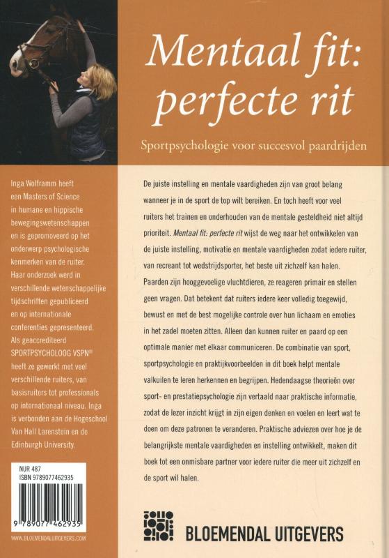 Achterkant van Mentaal fit: perfecte rit