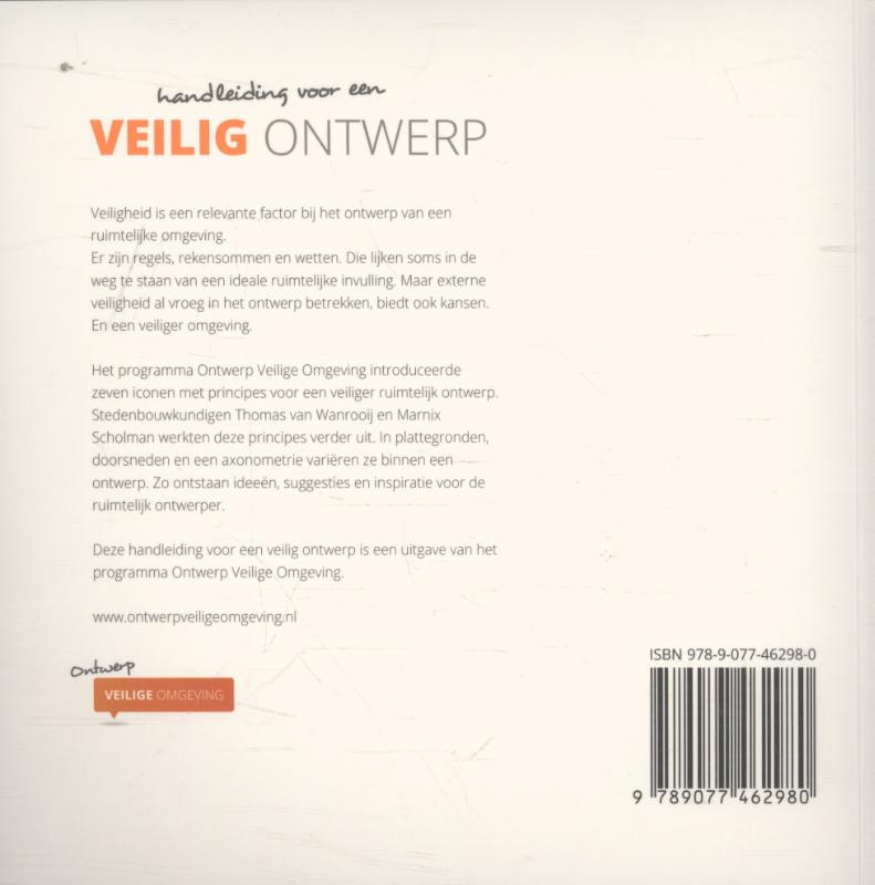 Achterkant van Handleiding voor een veilig ontwerp