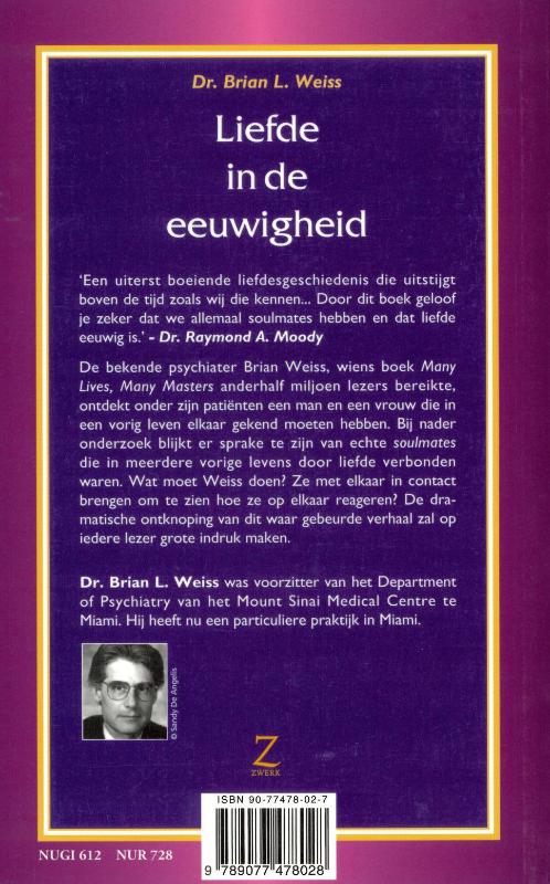 Achterkant van Liefde in de eeuwigheid