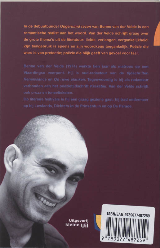 Achterkant van Opgeruimd razen