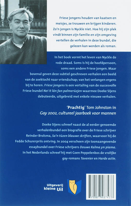 Achterkant van Friese jongens