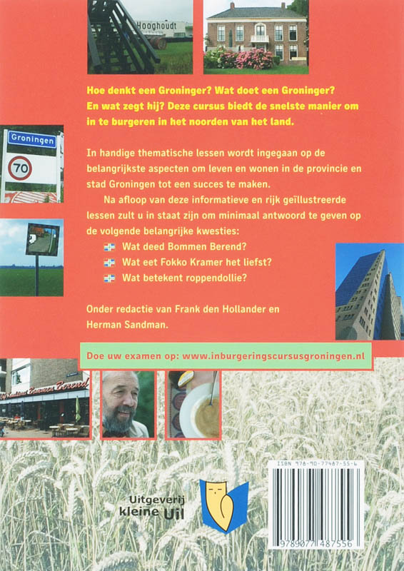 Achterkant van Inburgeringscursus Groningen