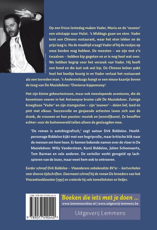 Achterkant van De muziekdoos