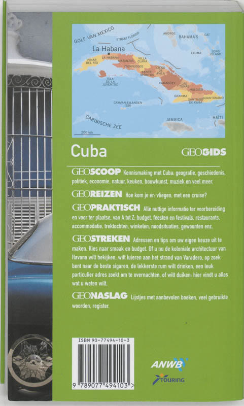 Achterkant van Cuba