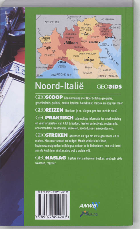 Achterkant van Noord-Italië